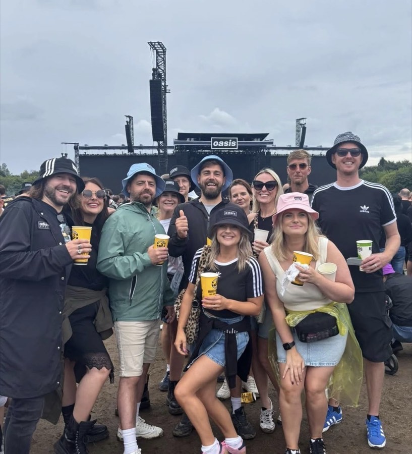 A FanVoyage traveller at a live event