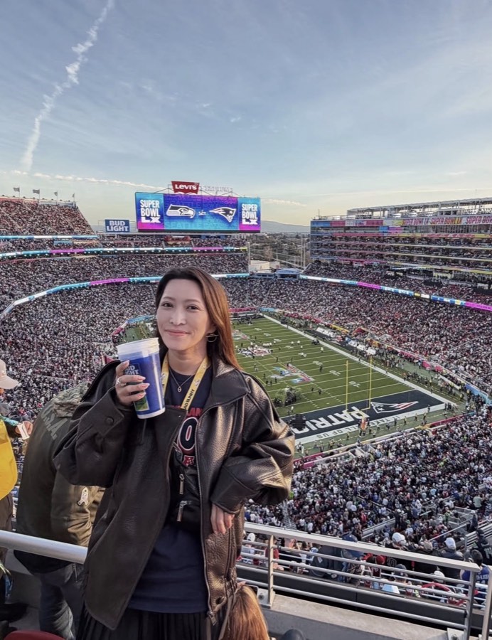 A FanVoyage traveller at a live event
